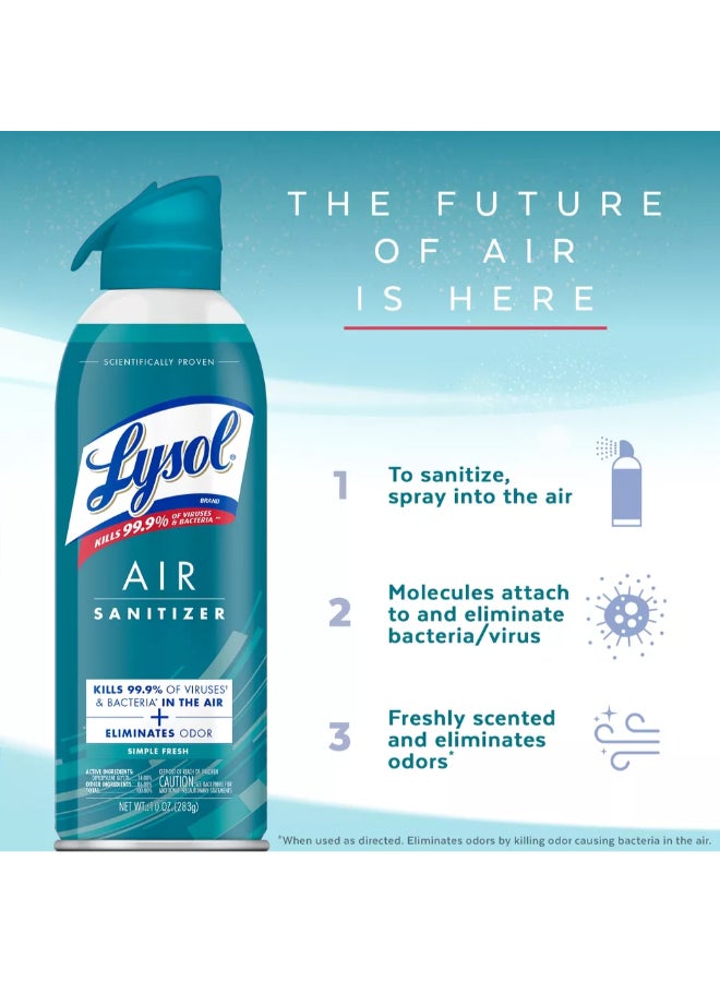 ليزول بخاخ معقم للجو يزيل الروائح الكريهة برائحة منعشة رقيقة 10 أونصة 4133567 - Image 5