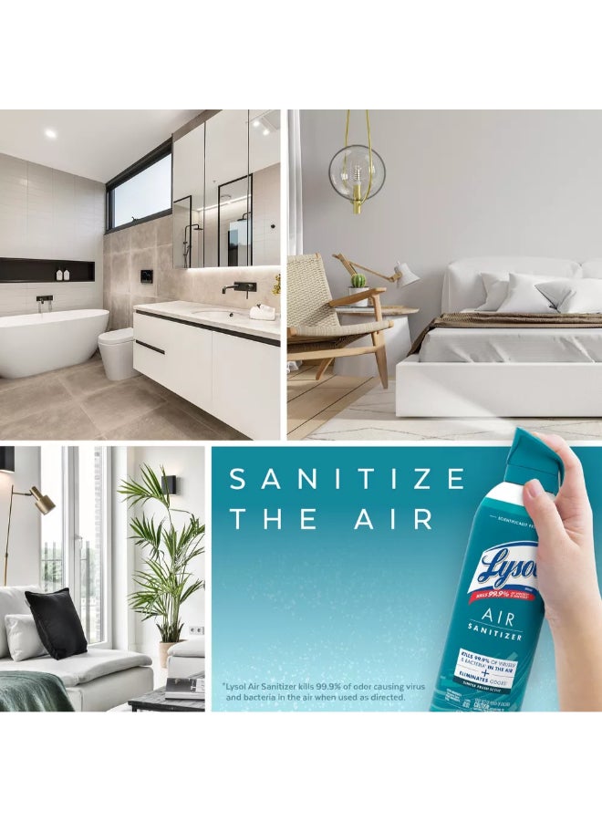 ليزول بخاخ معقم للجو يزيل الروائح الكريهة برائحة منعشة رقيقة 10 أونصة 4133567 - Image 4