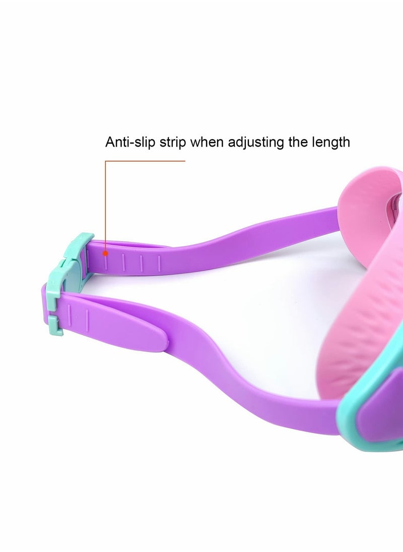 SYOSI - Kids Swimming Goggles, Swimming Goggles Kids Boys Girls 4-12 Years, Large Lens Anti Fog Watertight Comfortable Swim Goggles for Kids Children - Image 1