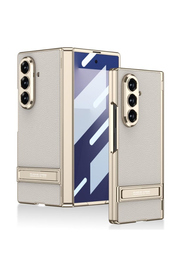 general Compatible with Samsung Galaxy Z Fold 7 Case Leather with Built-in Screen Protector, 【Magnetic Hinge】 360° Full Body Cover, Kickstand Phone Cases for Samsung Z Fold 7 - Image 1