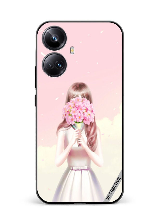 VR CREATIVE Protective Case Cover For Realme 10 Pro Plus Blush Flowers Design Multicolour - Image 1