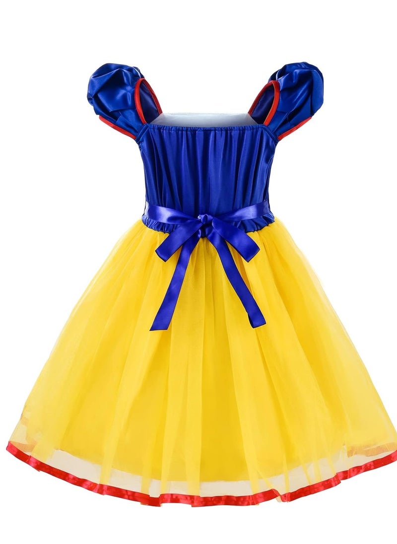 Excefore Girls Mermaid Costume Princess Dress Up with Accessories, 130cm  - Image 2