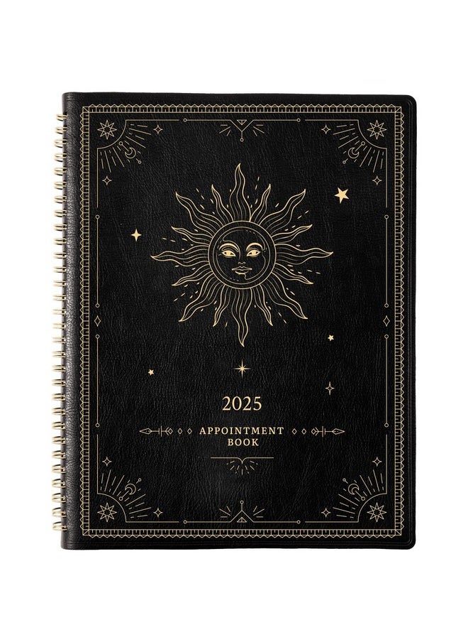 Artfan 2025 Appointment Book/Planner - Weekly Appointment Book/Planner 2025, Jan 2025 - Dec 2025, 8"x 10", 2025 Daily/Hourly Planner with Tabs, 15-Minute Interval, Flexible Soft Cover - The Sun  - Image 1