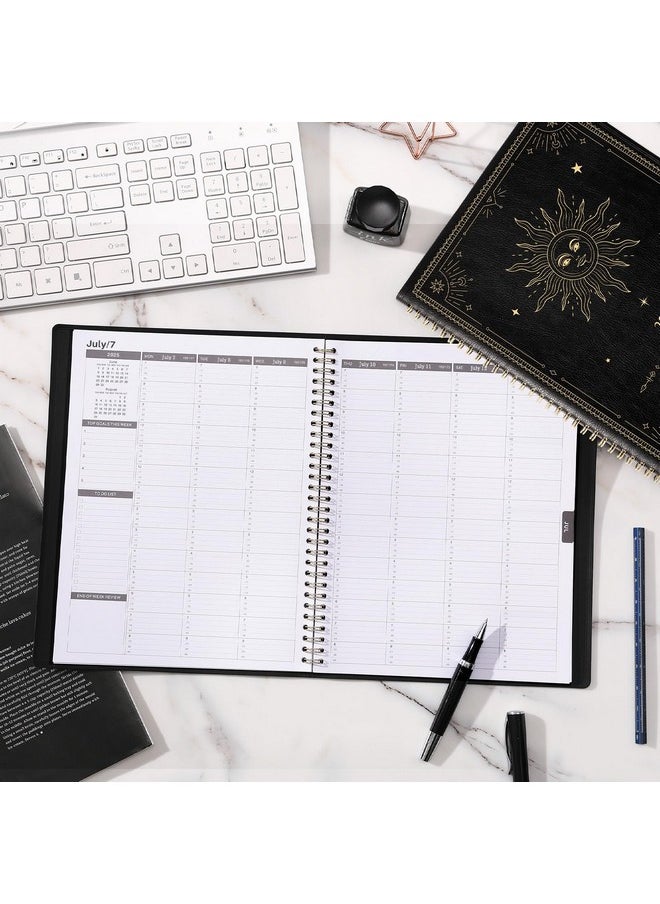Artfan 2025 Appointment Book/Planner - Weekly Appointment Book/Planner 2025, Jan 2025 - Dec 2025, 8"x 10", 2025 Daily/Hourly Planner with Tabs, 15-Minute Interval, Flexible Soft Cover - The Sun  - Image 2