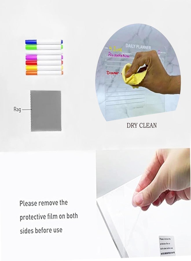 PARTEET DIY 3D Lamp Acrylic Drawing Board with Colorful Pen & Stand|Creative Writing Art Display, Endless Creativity, Rewritable Memo Board for Home and Office Décor, Birthday Return Gifts for Kids - Image 4