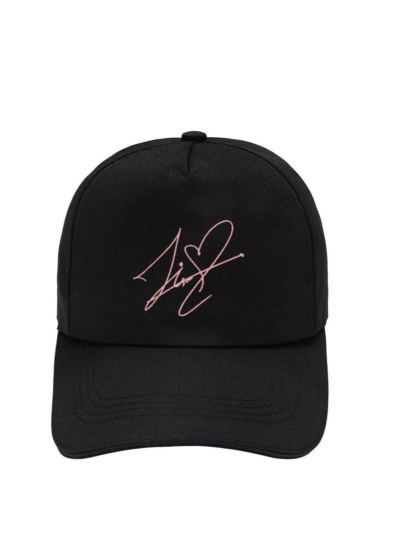 Y&D BTS Cotton Baseball Cap Black