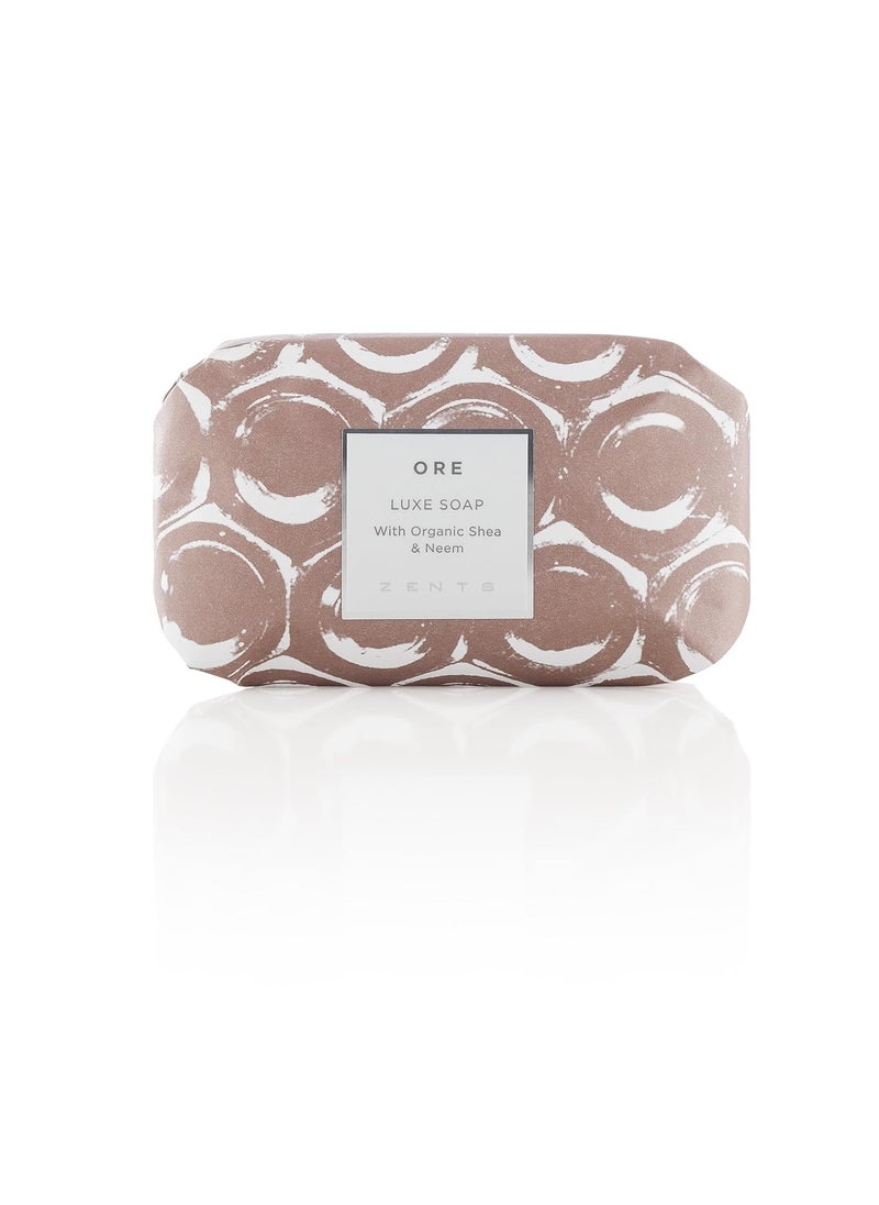 zents Zents TripleMilled Luxe Bar Soap Ore Fragrance  Moisturizing Soap with Organic Shea Butter  Gentle Hand  Body Wash  Nourishes  Softens Skin  57 oz 