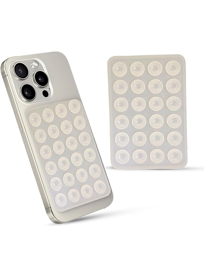 Green Tiger Silicone Suction Cup Phone Case Mount single Sided, Phone Accessories Hands-Free Strong Grip Holder for Selfies and Videos, Silicon Phone Stand for iPhone and Android Light (Translucent) - Image 1