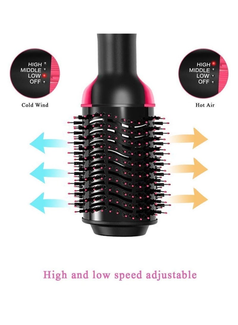 ELTRAZONE Hot Air Brush 3 In 1 One Step Hair Dryer And Styler Volumizer For Straightening, Curling, Salon Negative Ion Ceramic Blow Dryer Brush For All Hair Types - Image 4