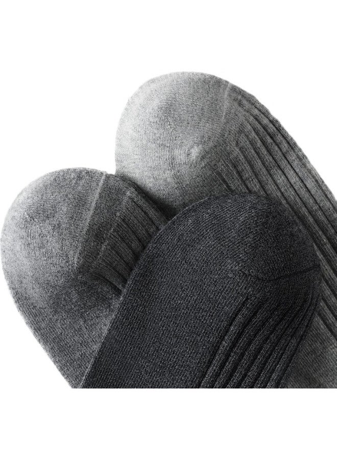 ZJZUE Cotton Socks, 100% Cotton, Men'S Spring And Summer, Odor-Resistant, Antibacterial, Double-Needle, Pure Cotton, Mid-Calf Socks, Men'S Socks, Solid Color, All-Cotton Socks - Image 3