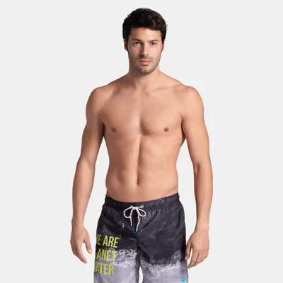 arena Men's Graphic Logo Swimming Shorts