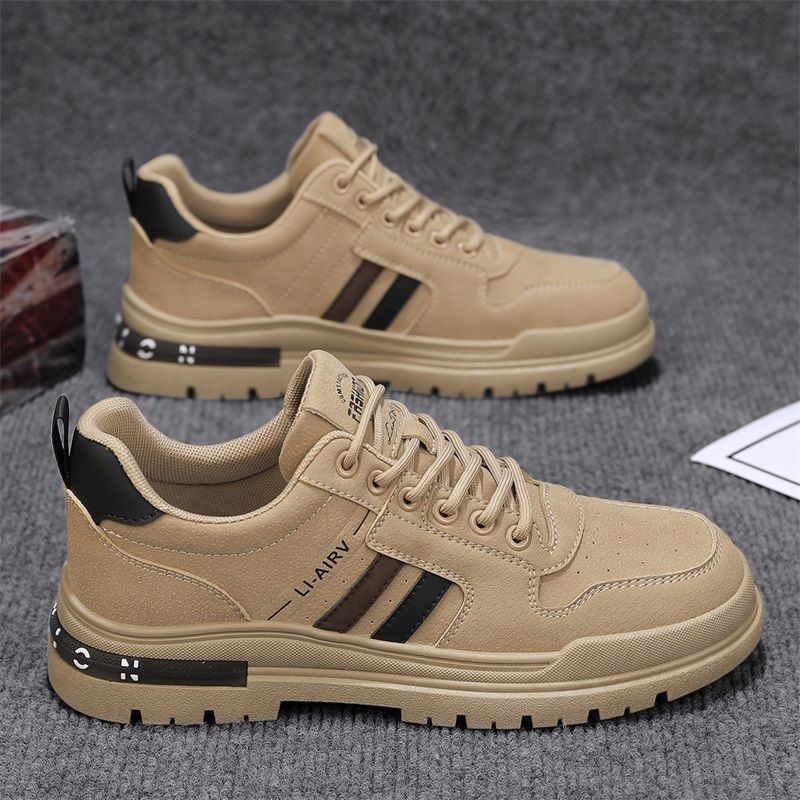 Labor Protection Sneakers, Men'S Shoes, Spring And Autum Construction Site Work Casual Shoes, Work Non-Slip Workwear Style - Image 1