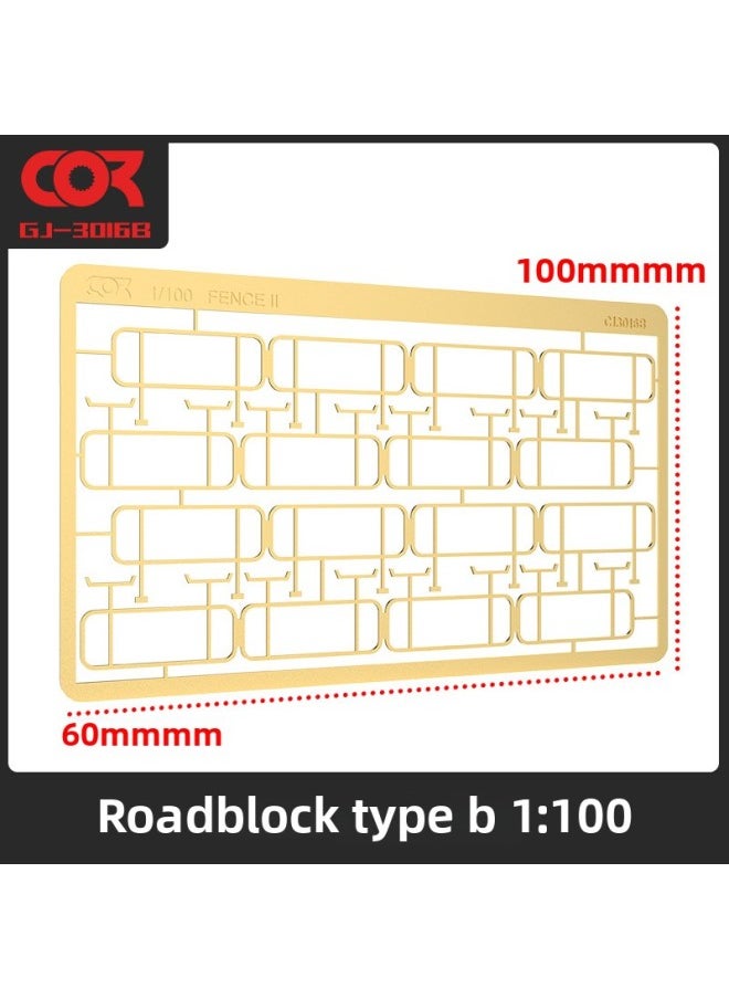 Generic - MG Gundam Scene Model Sand Table Scene Platform Building Landscape 1:100 Modern Highway Road Railing Barricade-Color:CJ3016B - Image 1