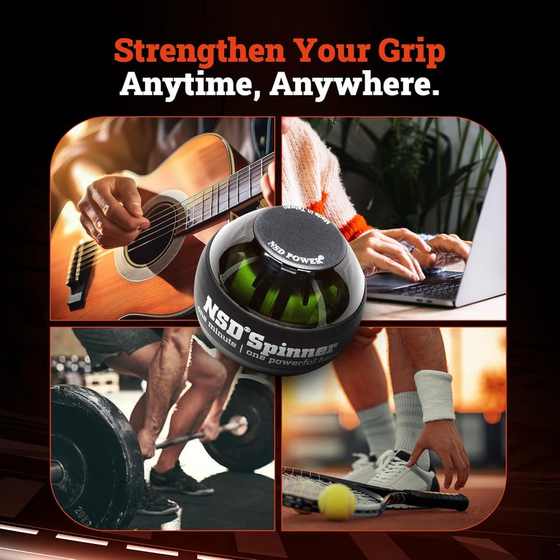 NSD Power AutoStart Gyroscopic Wrist and Forearm Exerciser - Compact Handheld Strength Trainer - Image 4