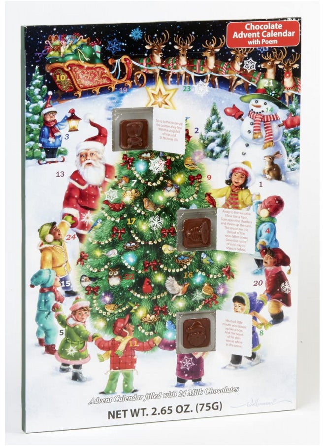 Gather Round the Tree Chocolate Advent Calendar (Countdown to Christmas)