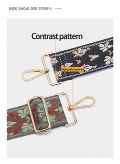 Generic 1pc Embroidered Wide Shoulder Strap, Adjustable Replacement Handbag Shoulder Strap, Portable Multi-functional Shoulder Strap  - Image 2