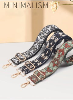 Generic 1pc Embroidered Wide Shoulder Strap, Adjustable Replacement Handbag Shoulder Strap, Portable Multi-functional Shoulder Strap  - Image 3