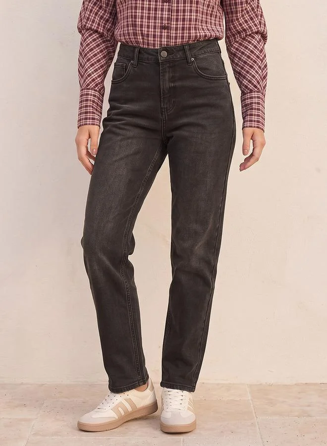 Lee Cooper Slim Fit Button Closure Cotton Jeans