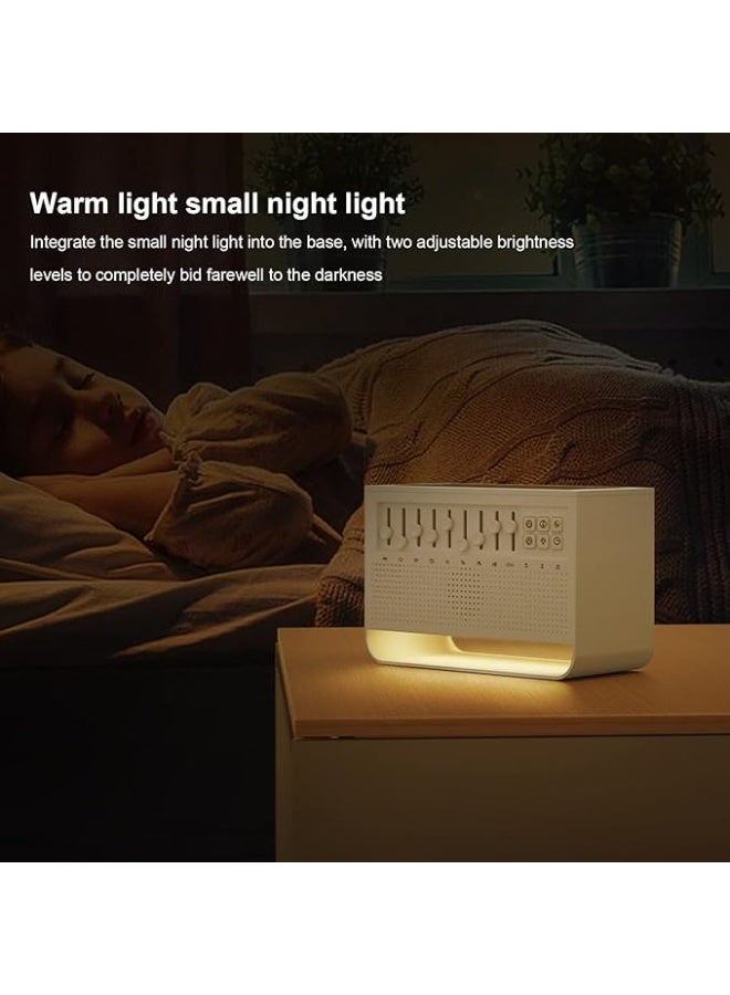 MHR White Noise Aroma Diffuser with 8 Natural Soothing Sounds, Essential Oil Diffuser, Sleep Aid Humidifier & Relaxing Night Light for Bedroom, Baby & Home - Image 3
