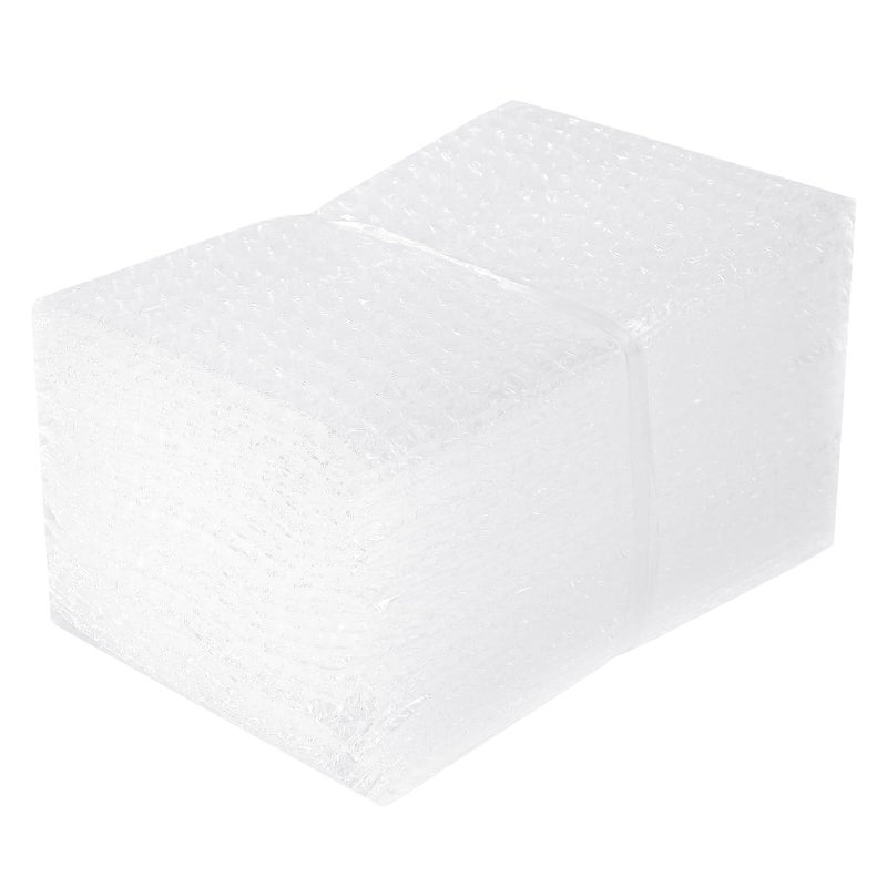 High-PQ Bubble Pouches Wrap, Clear Not Self-Seal Bubble Out Bags with Double Walled Cushioning, Ideal for Packing, Shipping, Storage, Moving (50PCS-6x10Inches) - Image 1