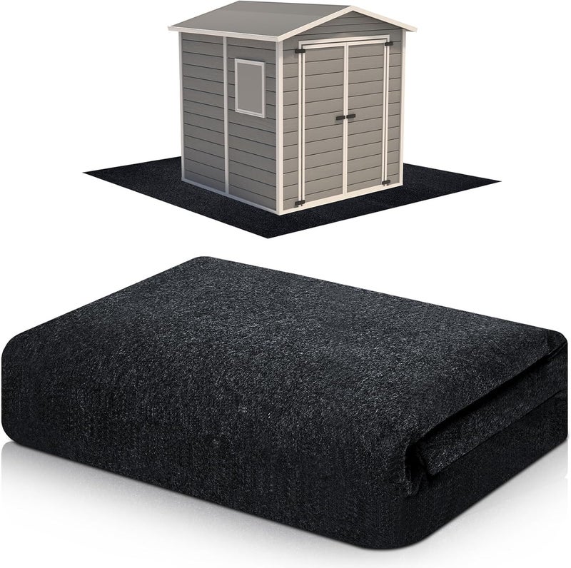 Haull Waterproof Outdoor Storage Shed Mat, 10x10 ft - Image 1