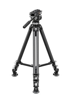 Leofoto LVC-253C Carbon Fiber TwinLeg Tripod with BV-20 Video Head System