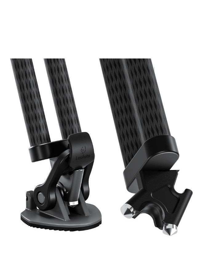 Leofoto Leofoto LVC-253C Carbon Fiber TwinLeg Tripod with BV-20 Video Head System  - Image 5