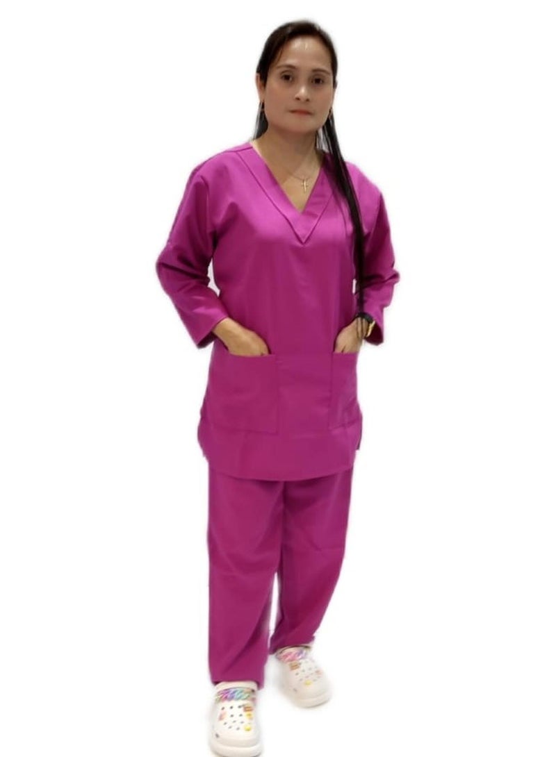 Elegant Crape Maid Uniform Classic Design