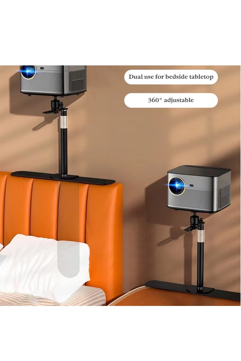 فلاشهوك حامل جهاز عرض قابل للتوصيل - قاعدة كروية قابلة للتعديل بزاوية 360 درجة للتركيب على جانب الطاولة لأجهزة Nebula وXGIMI وVANKYO وJinhoo وAuKing وEpson ومعظم أجهزة عرض الفيديو - Image 3