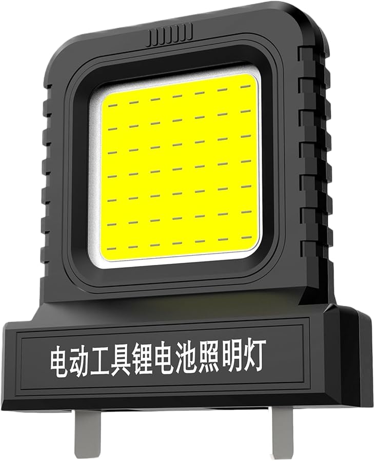 Black Portable Utility Lamp Cordless 21V Strong Beam Flexible Connector Lightweight Frame for Auto Repair Maintenance DIY - Image 2