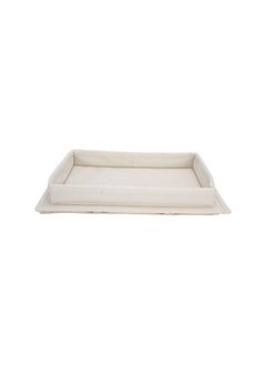 The Bros Sofa Armrest Bag, 3 Outer Divided Pockets Sofa Storage Bag, With A Top Tray Waterproof Washable for Sofa Storage Daily Small Gadgets(Beige)  - Image 2