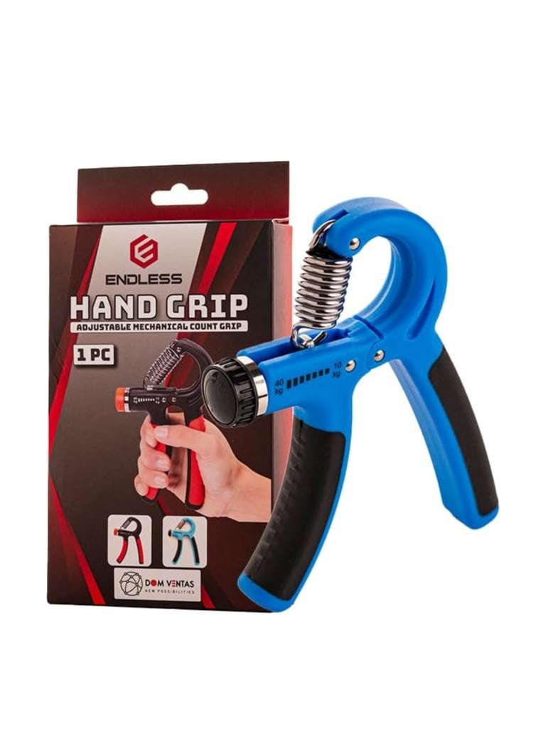ENDLESS  Adjustable Hand Grip Strengthener from 10 Kg to 40 Kg Resistance Level | Assorted | Exercise Equipment to Use in Home and Gym for Forearm and Finger Power Gripper Exercises  - Image 1