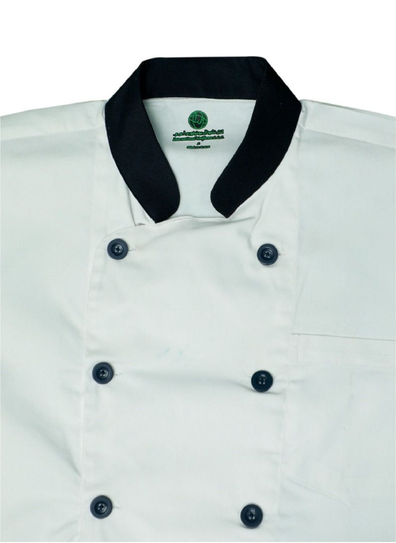 International Uniform L.L.C - Chef Coat White international uniform brand - Image 1