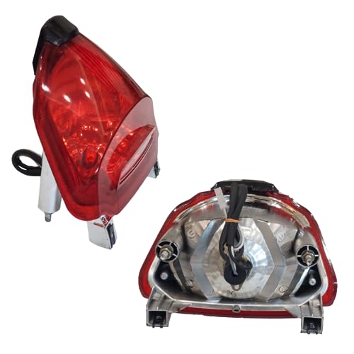 APSMOTIV Back Light, Brake Light, without bulb Tail Light fit for TVS Star Sports New model Bike Light (Red) Poly methyl (PMMA) | Top Coated Reflectors - Image 5
