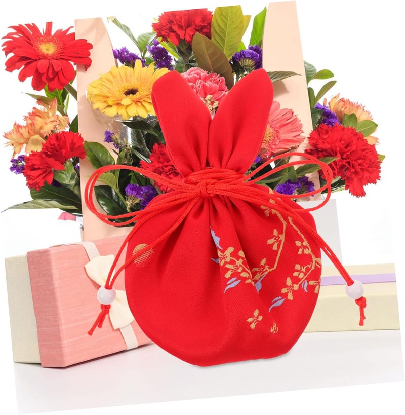 مجموعة أكياس عطر الأرنب والخزامى من VOSAREA مكونة من 10 قطع، أكياس عطرية فارغة للخزانة والدرج، نمط صيني تقليدي، قماش ناعم للعطر المنزلي - Image 3