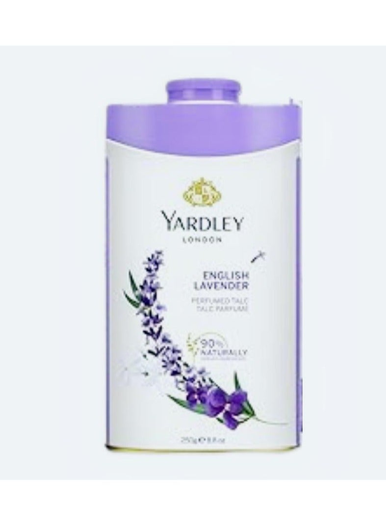 ياردلي بودرة تلك معطرة  للجسم باللافندر الإنجليزي، رائحة تدوم طوال اليوم، انتعاش ناعم وأنثوي - 250 جم - Image 3