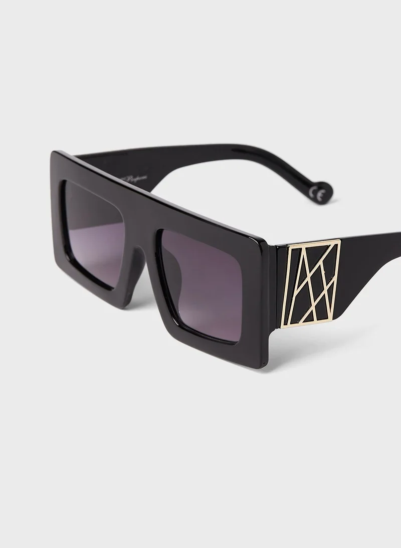 Jeepers Peepers Bold Square Sunglasses