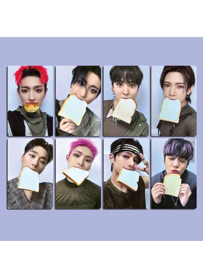 NIBEMINENT 8 قطع كيبوب ATEEZ THE WORLD EP.2 : OUTLAW بطاقات ليمو هدايا لجمع المعجبين - Image 1