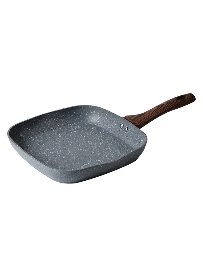 بارفيت مقلاة شواء من الألومنيوم المطروق عالي الجودة رمادي وبني 26 x 26 سم HFG-01G