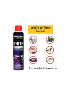 VINSTAR AUTOCARE VINSTAR AUTOCARE White Lithium Grease Spray 350ml - Unlock Exceptional Lubrication for Your Vehicle (1)  - Image 5