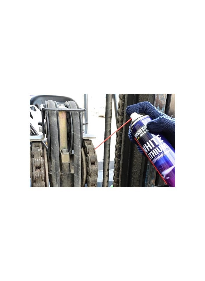 VINSTAR AUTOCARE - VINSTAR AUTOCARE White Lithium Grease Spray 350ml - Unlock Exceptional Lubrication for Your Vehicle (1) - Image 1