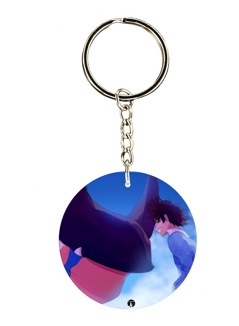 RKN Anime Digimon Double Side Printed Keychain