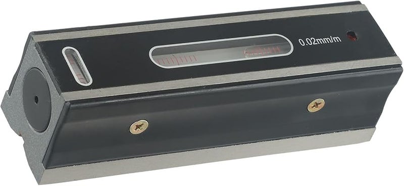 Heavy Duty Steel Level 150mm with V Groove Base 0 02mm m Resolution Wooden Case - Image 1