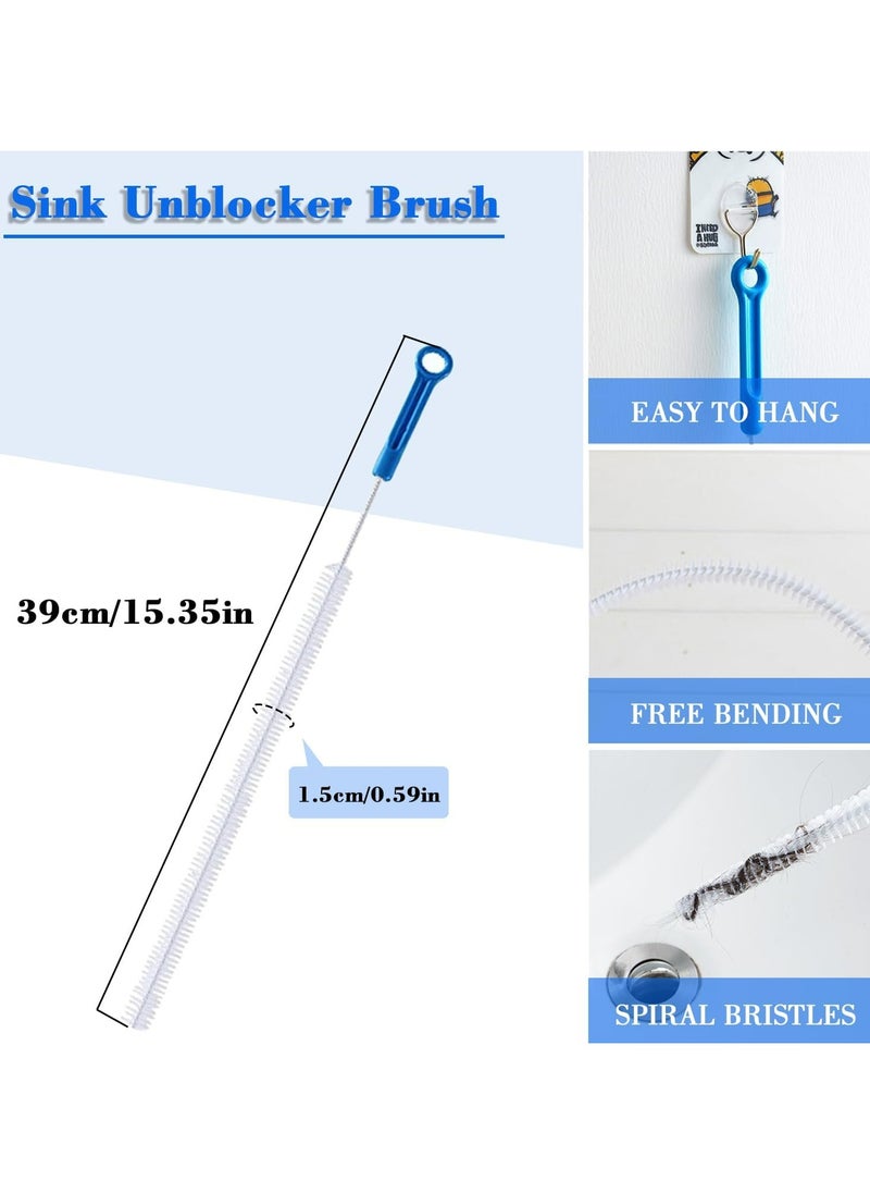 Oasisgalore 3 PCS Drain Unblocker Tool Set – Double-Ended Pipe Cleaner and Hair Clog Remover  - Image 2