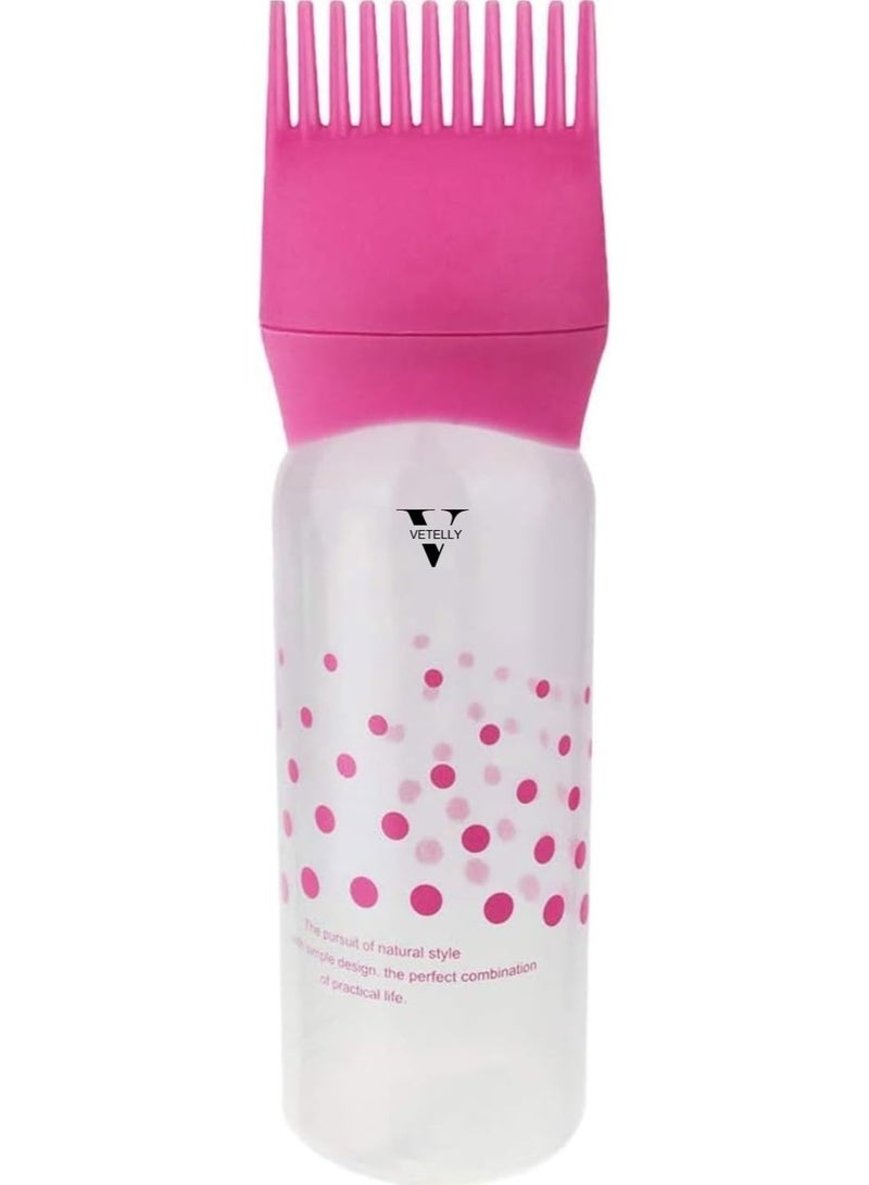 Root Comb Applicator Bottle - Applicator Bottle for Hair Dye and Hair Oil Applicator with Graduated Scale (multicolor) - Image 3