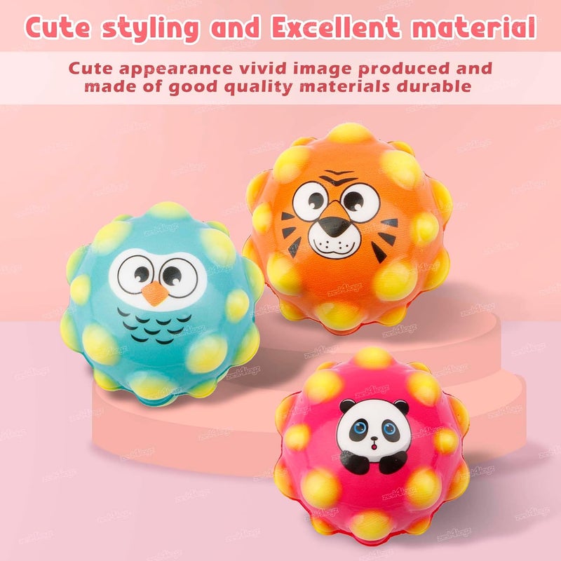 Zest 4 Toyz High Bouncing Ball for Kids & Adults Moon Bubble Ball with Soft Rubber Space Galaxy Bouncy Balls Easy to Grip Fun Playground Toy for Pack of 2 (Random Color),Exercise & Fitness,Multicolor - Image 5