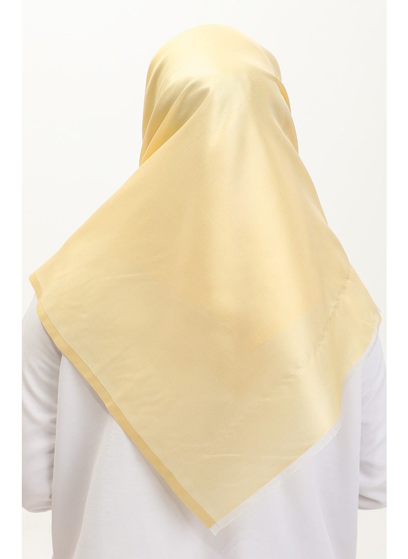 Sefa Merve - Plain Scarf 1266-52 Yellow - Image 1