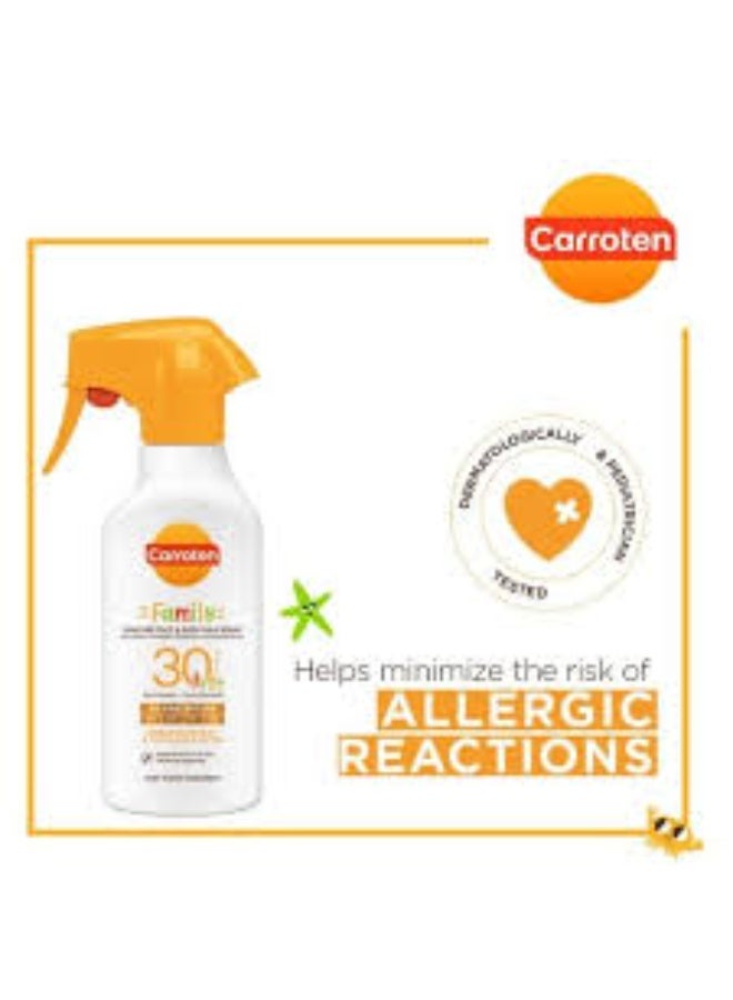 Carroten Family Face & Body Milk Spray SPF30 270ml - Image 2