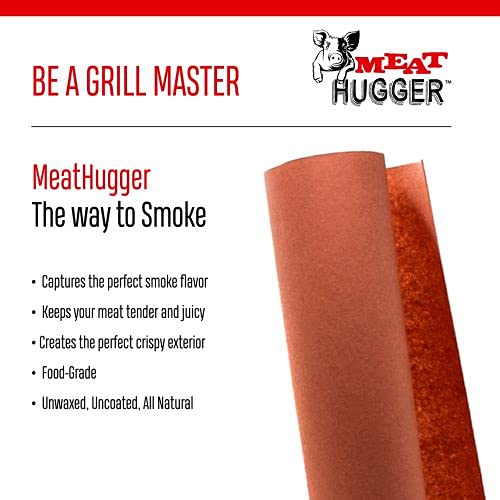 Meat Hugger - Pink Butcher Paper Dispenser Box (17.25 Inch by 225 Feet Roll) - Heavy Duty Unwaxed Unbleached Food Grade Paper - Smoker Safe, Use Wrap While Cooking For Tender Meat - Image 5