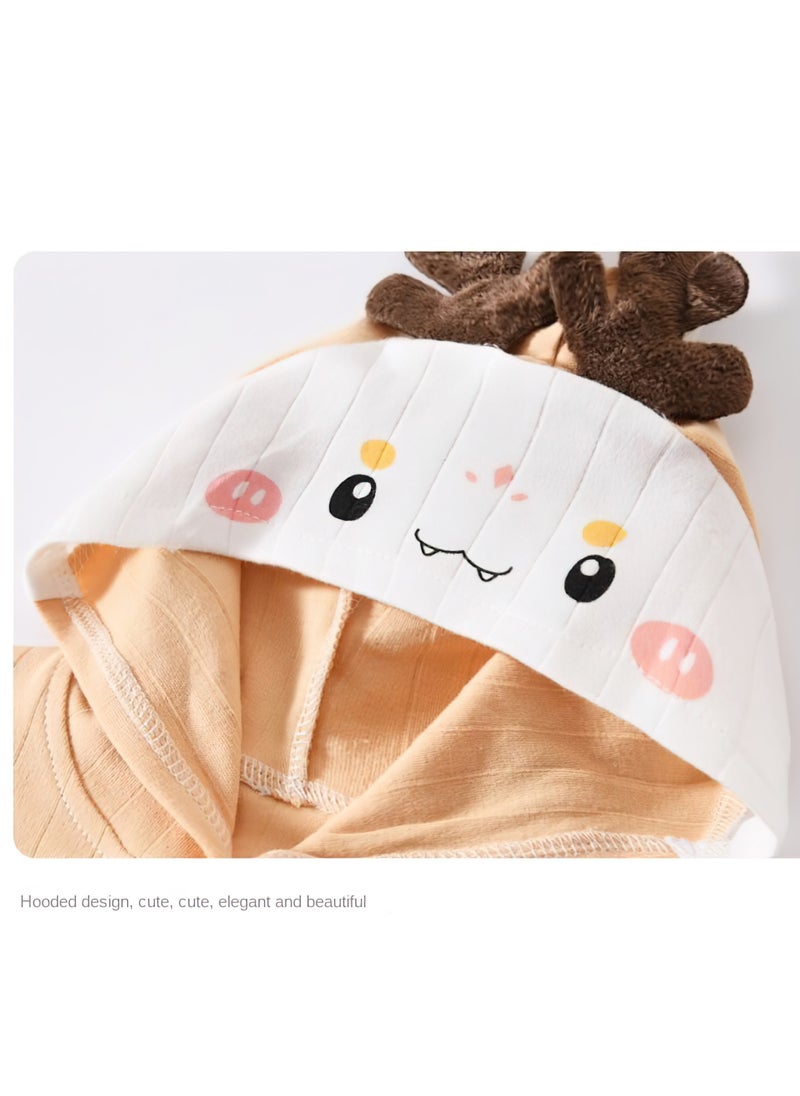 XiuWoo 22 PCS Newborn Baby Gifts Set,Layette Gift for Girl Boys, Infant Essential Clothes Accessories, Premium Cotton Babies' Pant and Top Sets, with Beautifully Suitcase and Prints,66cm for 3-6 Month Babys  - Image 3